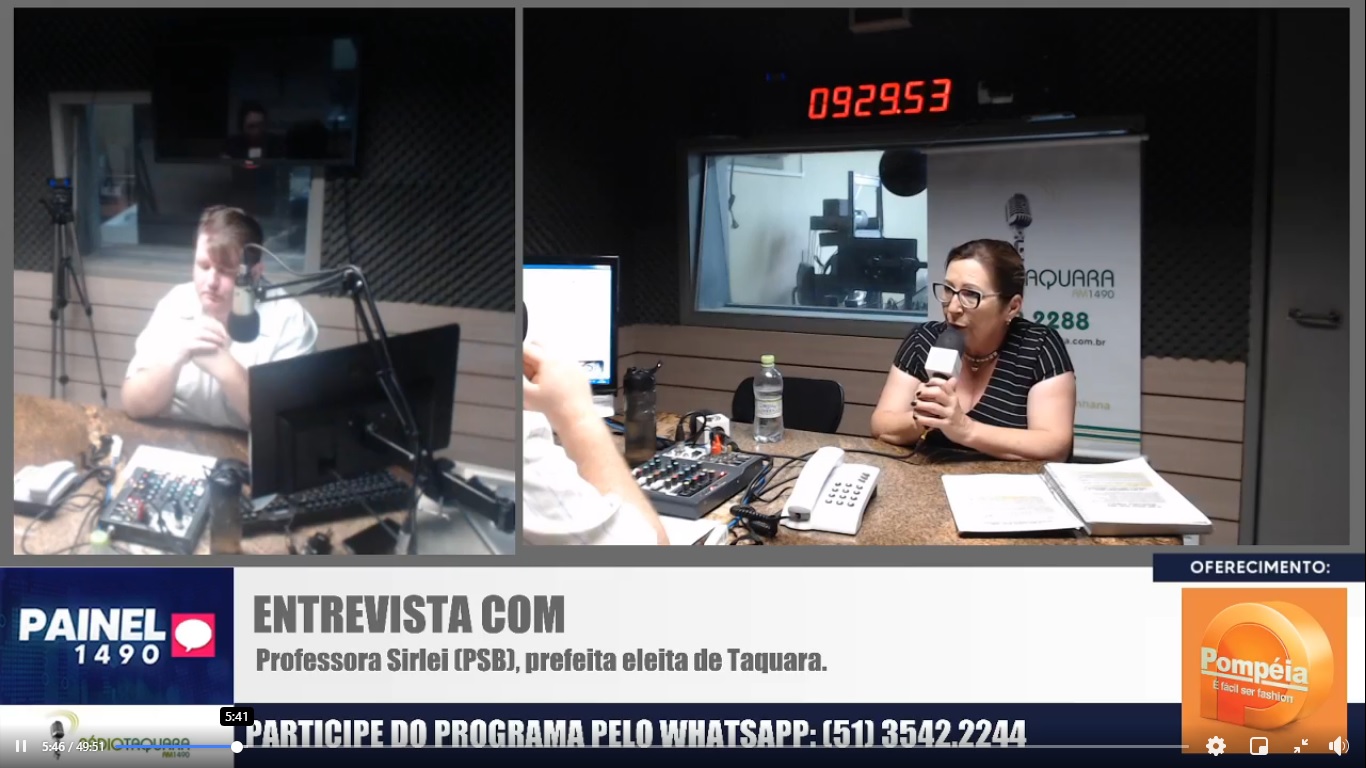 Sirlei garante governo técnico e com pilar no desenvolvimento; ASSISTA ENTREVISTA