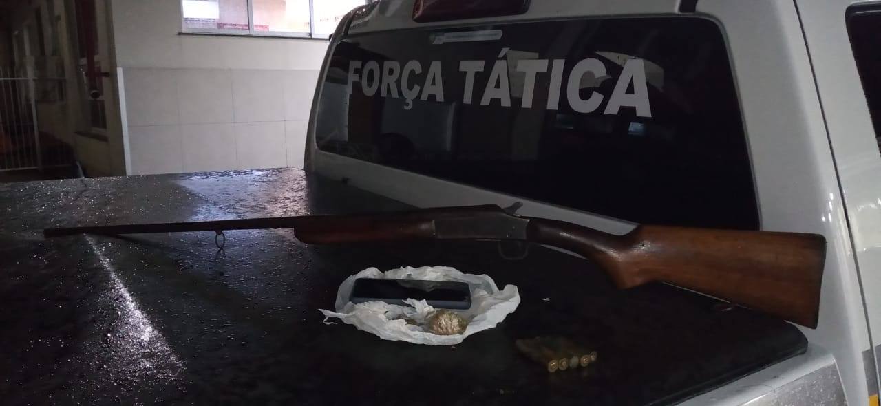 BM de Igrejinha prende morador de Parobé por porte ilegal de arma de fogo