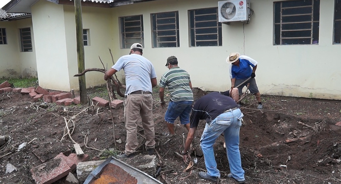 Novas escolas estão passando por reforma para a retomada do ano letivo em Parobé