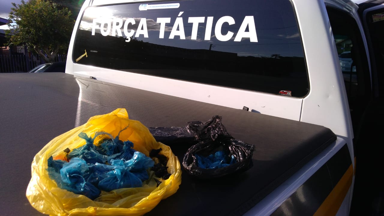 Indivíduo é preso em flagrante com várias porções de drogas em Igrejinha
