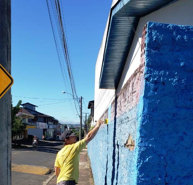 Processo de revitalização é realizado na EMEF Maria Francisca da Silva em Parobé