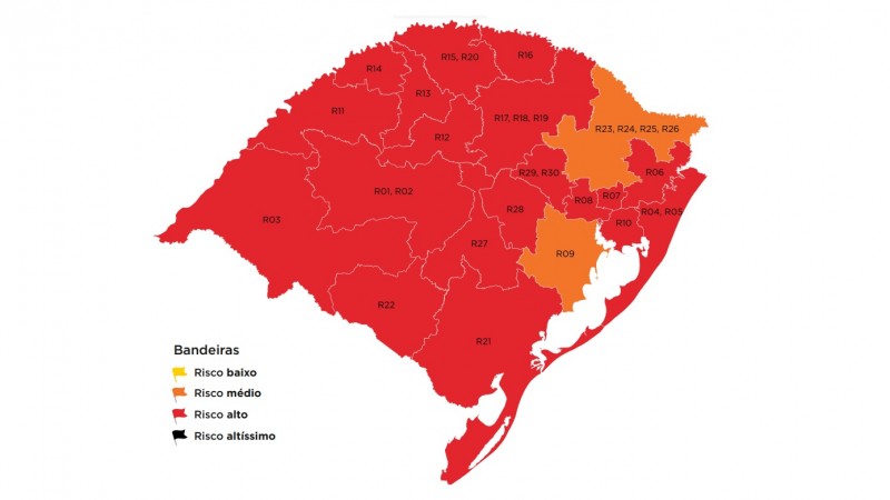 Governo confirma bandeira vermelha no Vale do Paranhana