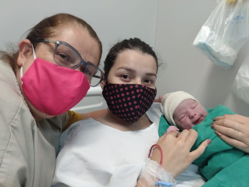 Nicolas é o primeiro bebê de 2021 em Parobé