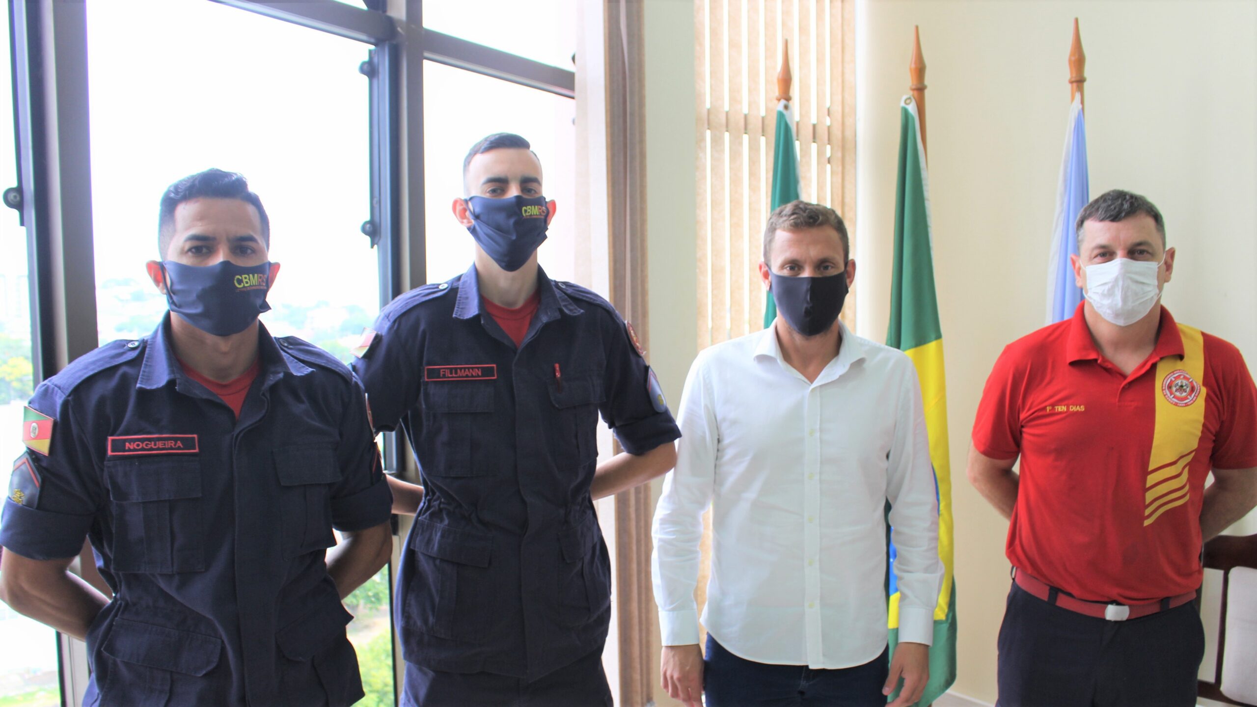 Prefeito de Parobé reúne-se com comandante do Corpo de Bombeiros Militar