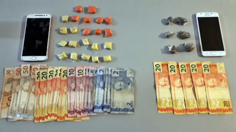 Jovens são presos por tráfico de entorpecentes em Taquara