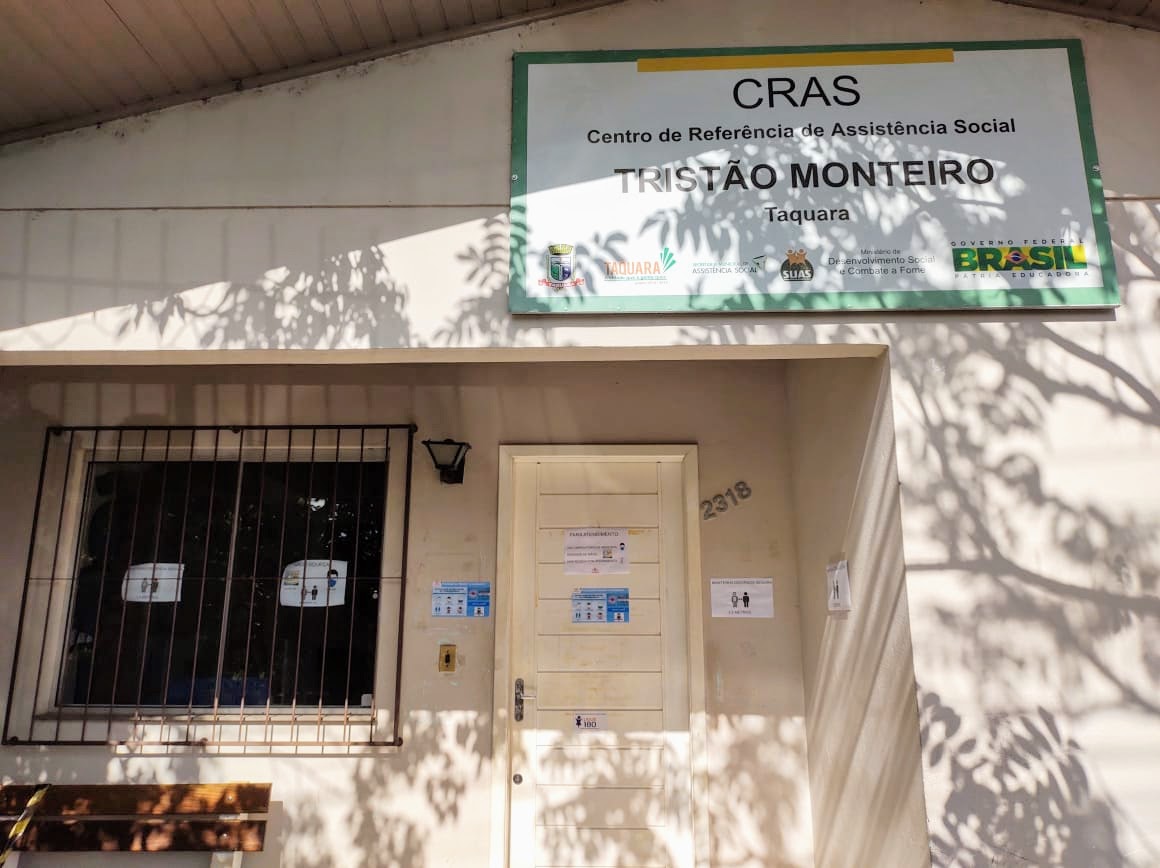 CRAS de Taquara comunica atendimento de pessoas em vulnerabilidade econômica e que estejam em isolamento social