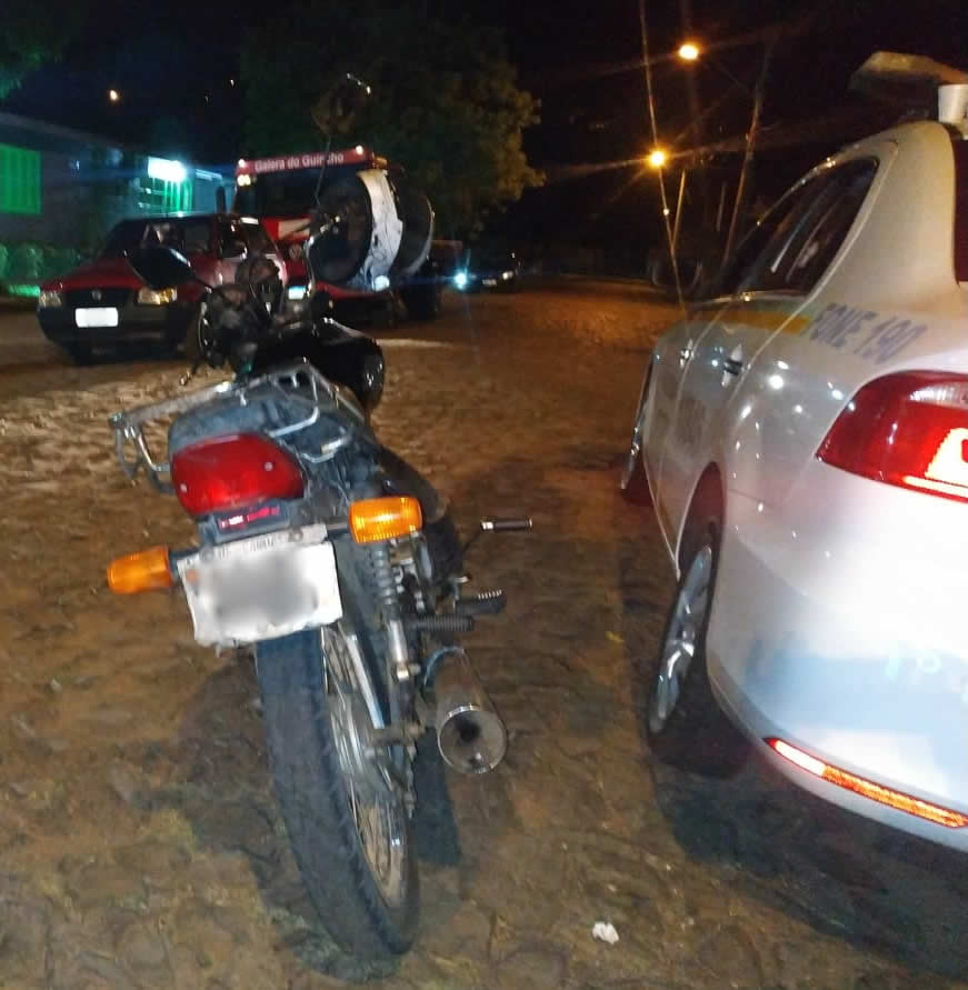 Indivíduo é preso em Igrejinha com moto furtada no ano de 2019 em Porto Alegre