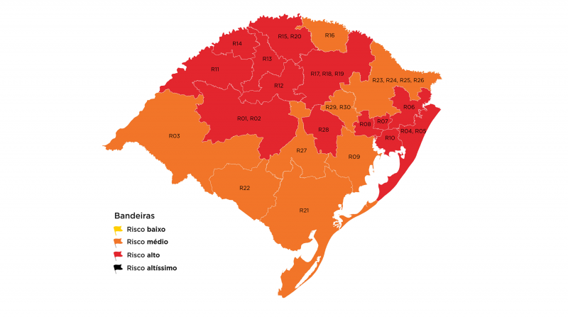 Governo confirma bandeira vermelha no Vale do Paranhana