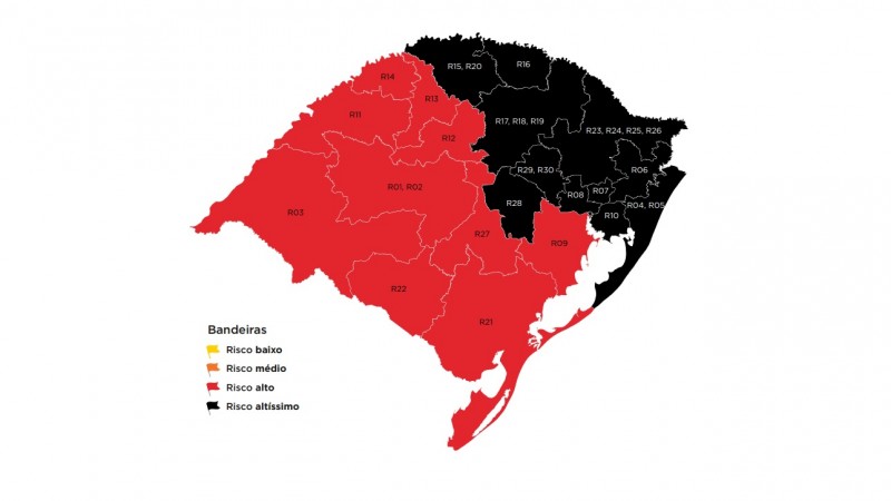 Governo confirma bandeira preta na região, mas mantém cogestão