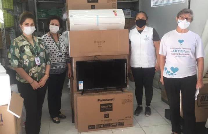 Embaixada Feminina entrega equipamentos ao Hospital de Taquara
