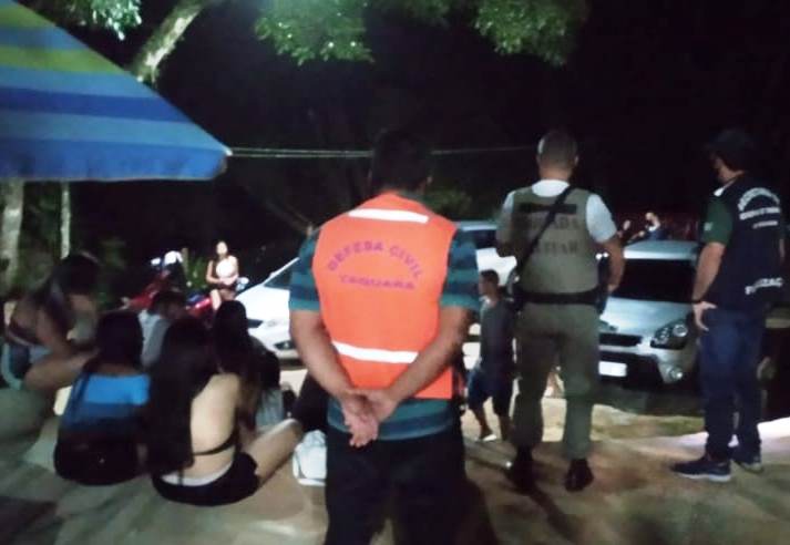 Festa clandestina e bares com aglomeração são flagrados pela fiscalização em Taquara