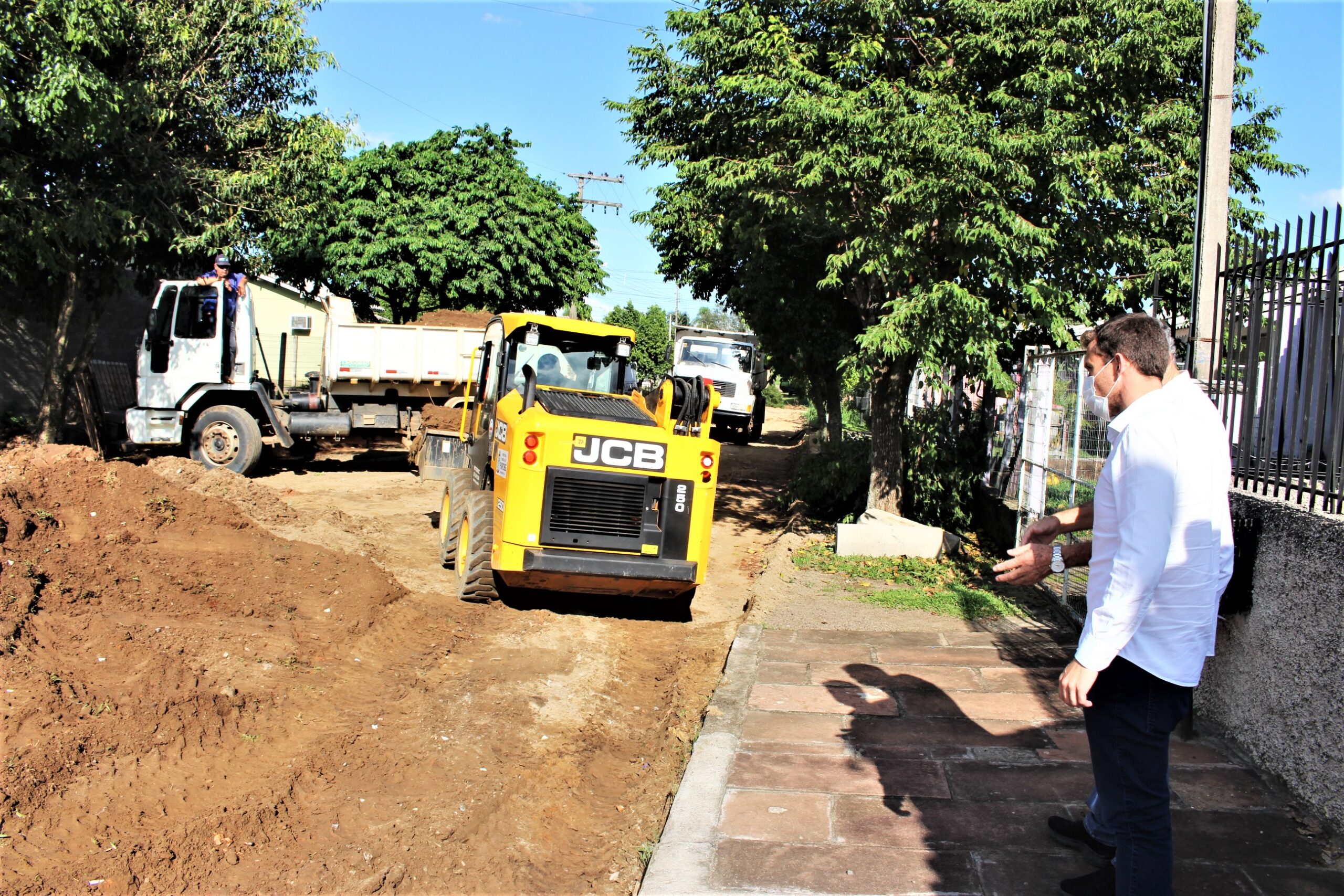 Prefeitura de Parobé dá início a pavimentação de rua no loteamento Solar