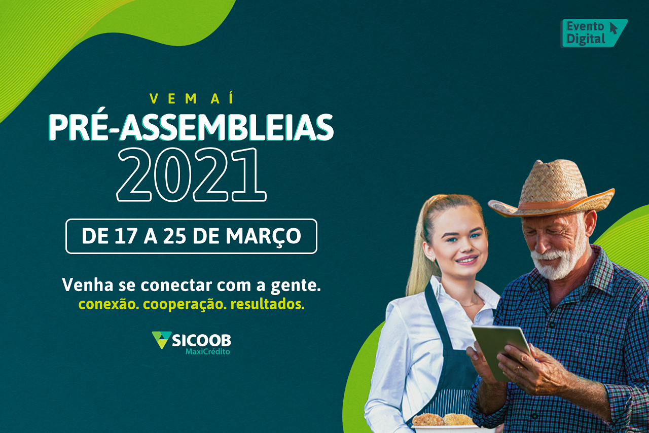 Sicoob MaxiCrédito lança Pré-assembleias 2021 em formato digital com campanha de doações