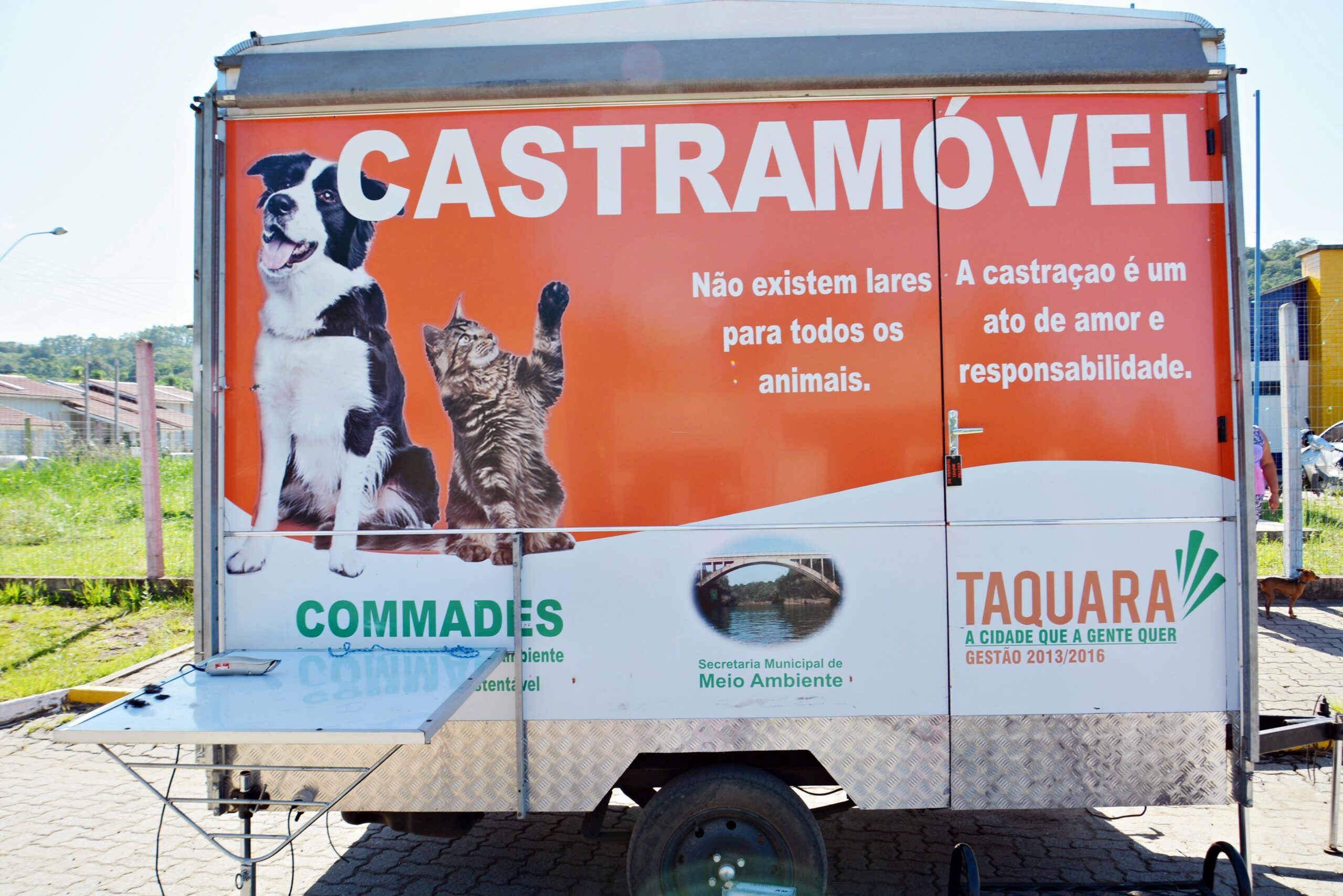 Secretaria de Meio Ambiente de Taquara programa a volta do Castramóvel e projeto para castração de fêmeas