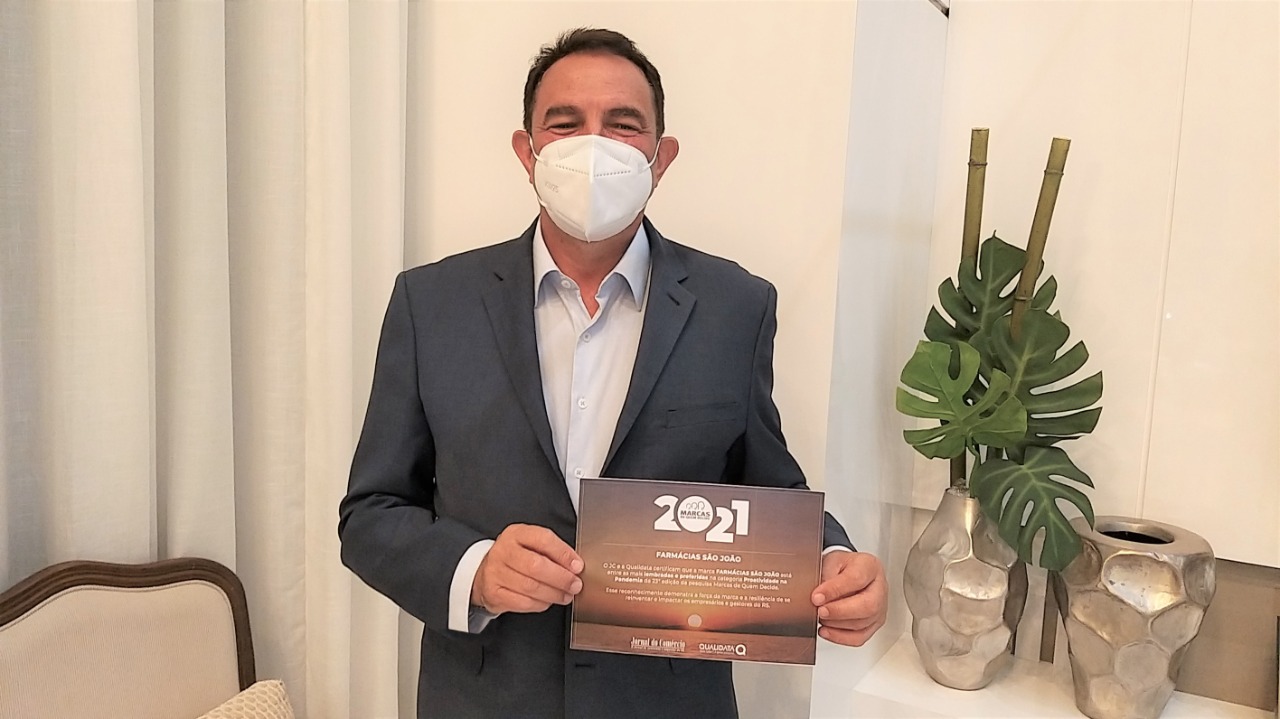 Rede de Farmácias São João é reconhecida como uma das empresas mais proativas no combate à pandemia