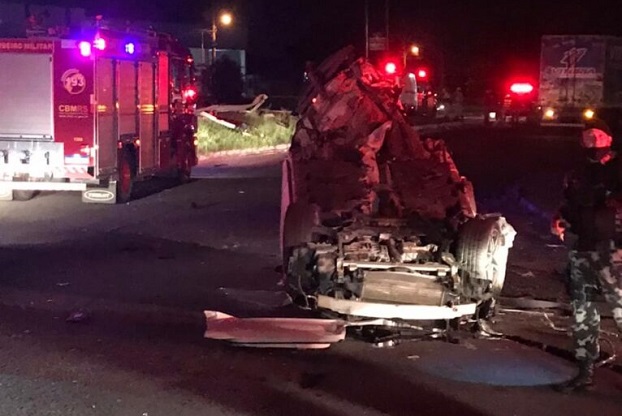 Colisão entre dois veículos deixa uma vítima fatal na ERS-239 em Taquara