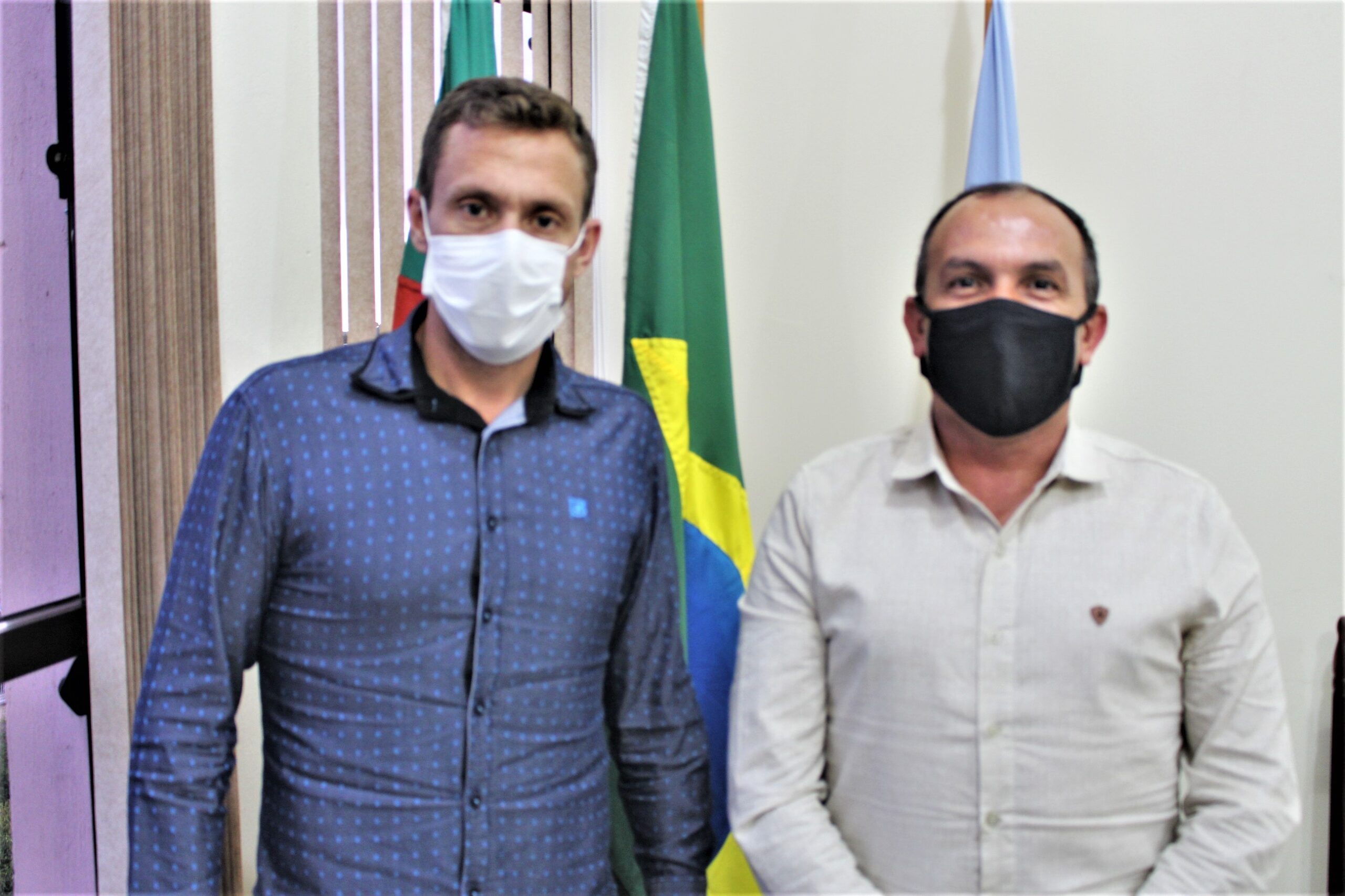 Desenvolvimento econômico do município é tema de reunião entre prefeito de Parobé e presidente do Legislativo