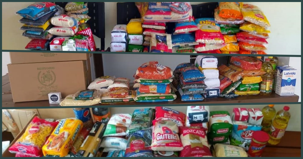 Drive-thru solidário arrecada 240 quilos de alimentos em Rolante