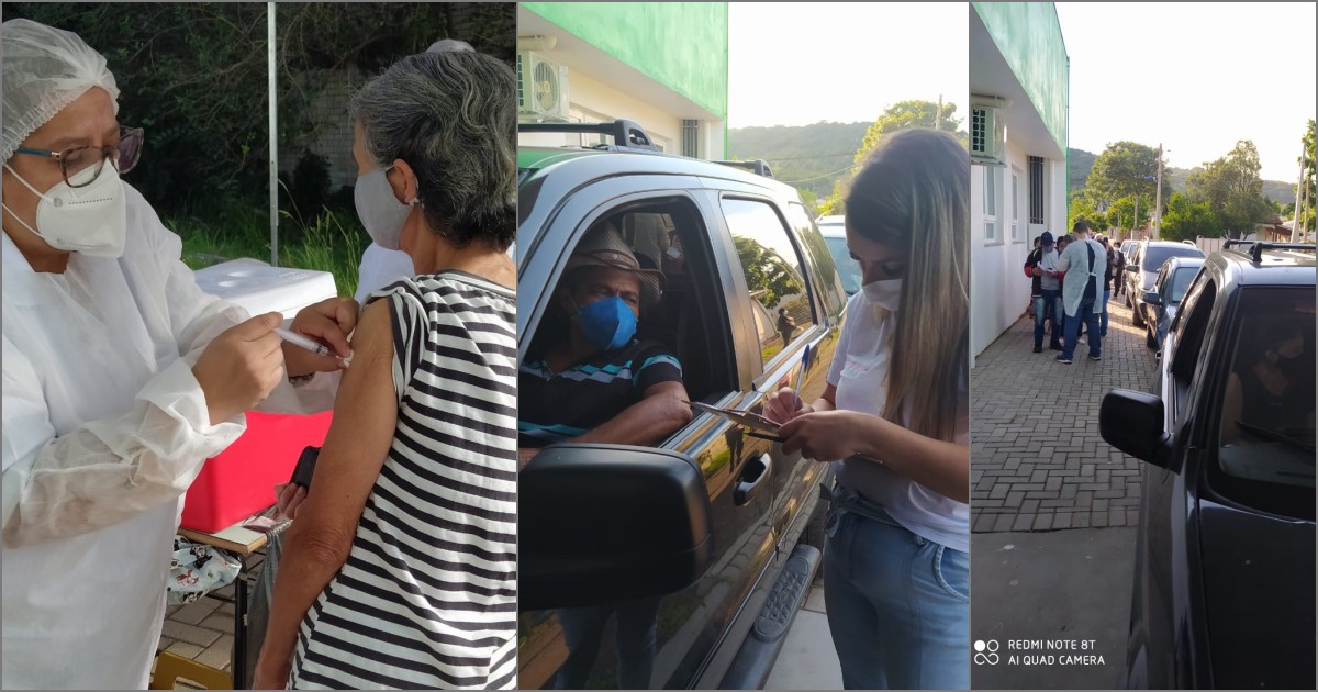 Parobé iniciará vacinação de idosos com mais de 63 anos de idade contra a Covid na segunda-feira (5)