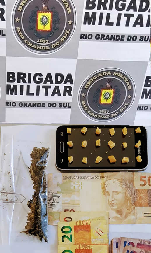 Brigada Militar apreende menor por tráfico de drogas em Igrejinha