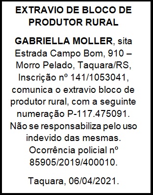 Extravio | Gabriela Möller