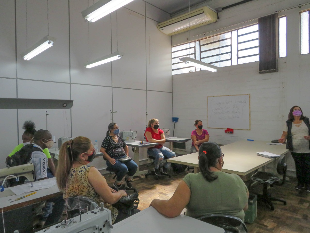 Abertura do curso de costura para setor têxtil dá início às novas capacitações do Formar Igrejinha