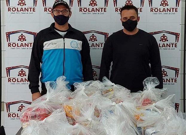 Participantes da 1ª Copa Solidária já arrecadaram mais de duas toneladas de alimentos em Rolante