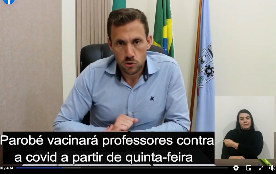 Parobé vacinará professores contra a Covid a partir de quinta-feira (13)