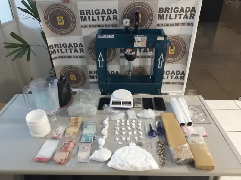 Quatro pessoas são presas em Parobé por tráfico e associação ao tráfico de entorpecentes