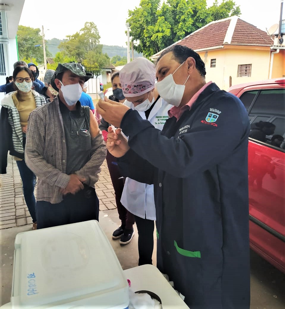 Parobé amplia vacinação contra o coronavírus para pessoas com 48 anos ou mais, sem comorbidades