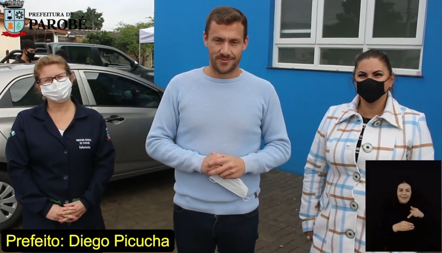 Pioneirismo: Parobé vacina pessoas com 40 anos ou mais sem comorbidades a partir de segunda-feira (14)