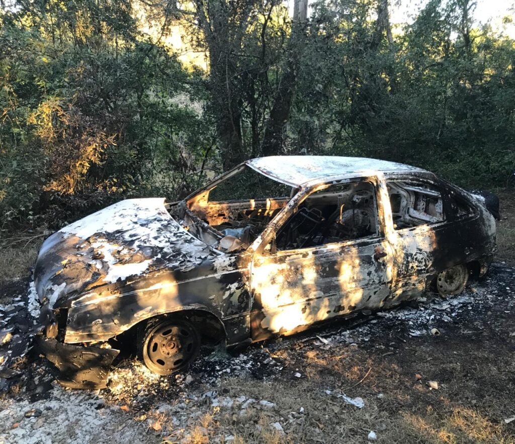 Corpo encontrado dentro de automóvel incendiado em Parobé pode ser de morador do município