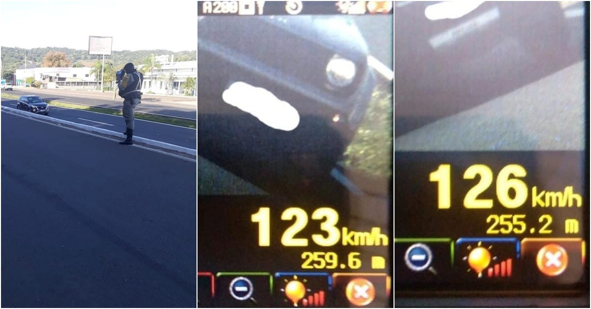 Radar do CRBM flagra 266 veículos com excesso de velocidade em Parobé