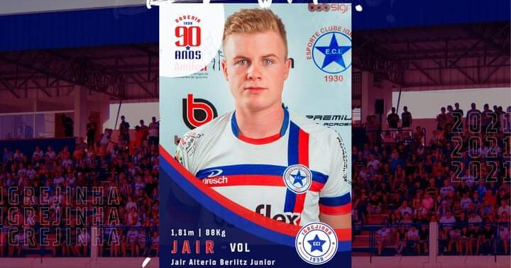 Igrejinha anuncia volante Jair, terceiro reforço para Divisão de Acesso