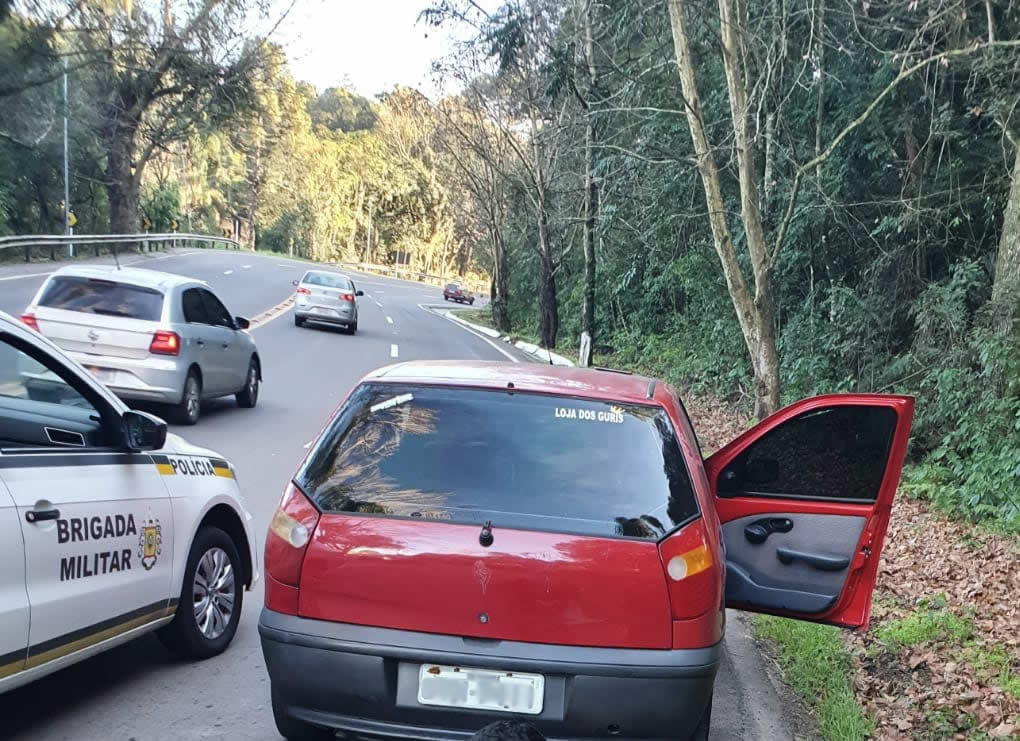 Morador de Parobé é abordado em Nova Petrópolis como suspeito de participação em furto de veículo