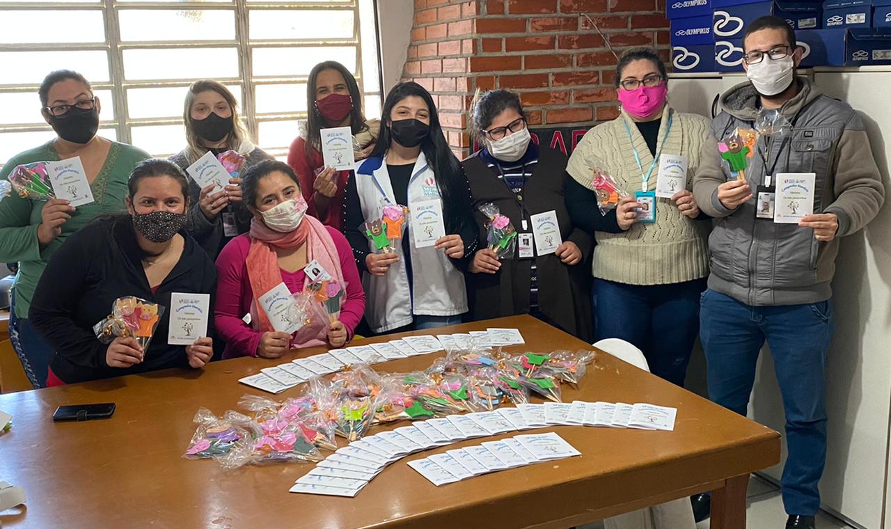 Equipes dos programas PIM e Criança Feliz de Taquara lançam campanha literária voltada às famílias atendidas no município