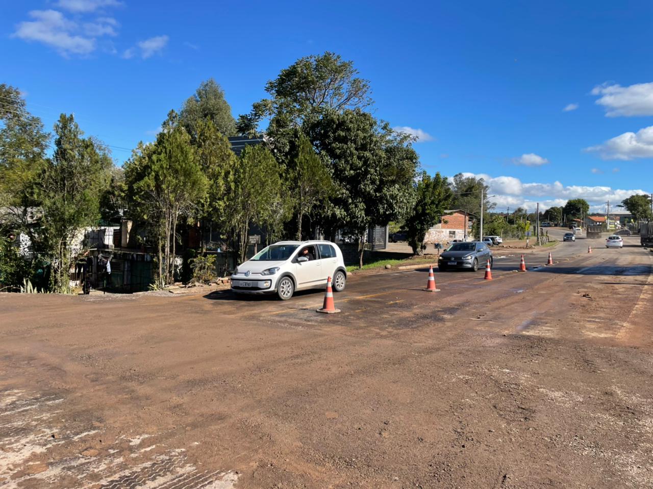 Trânsito da ERS-020 em Taquara é normalizado após secretaria de Obras concluir obra de canalização