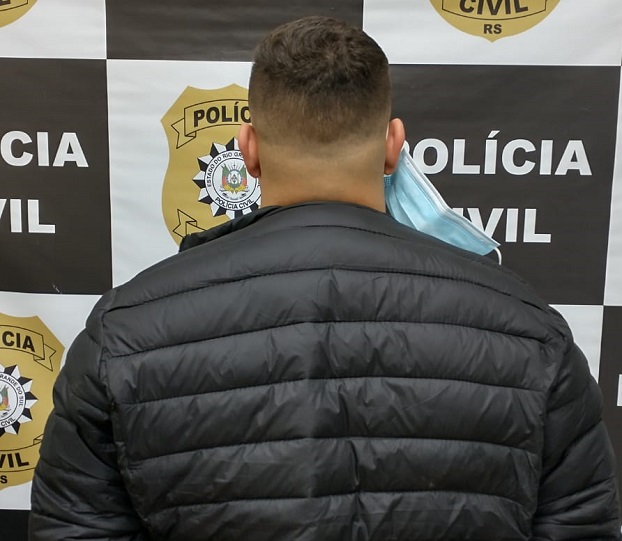 Polícia Civil de Taquara prende suspeito de comandar homicídio ocorrido em maio deste ano