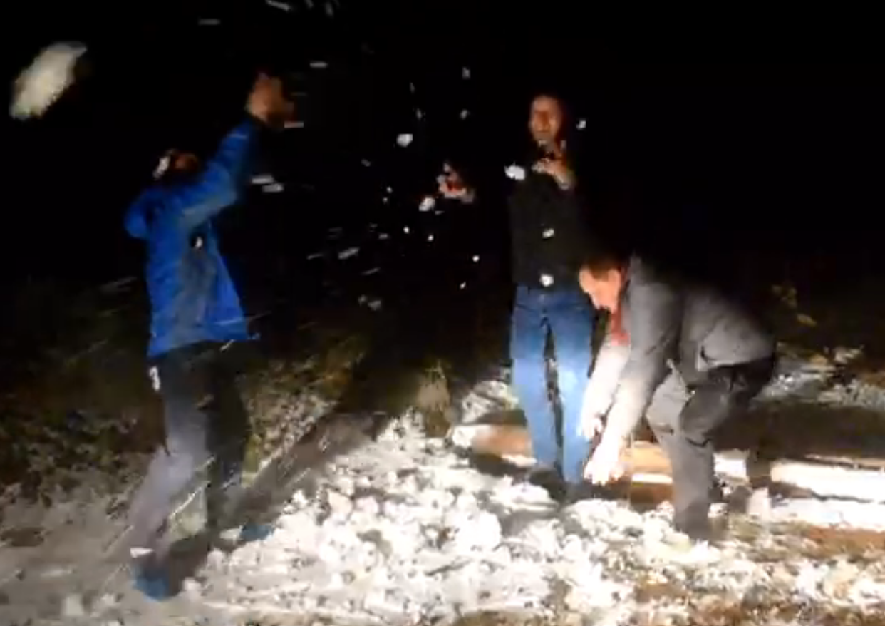 Riozinho registra neve na noite desta quarta-feira (28) em localidades do interior do município