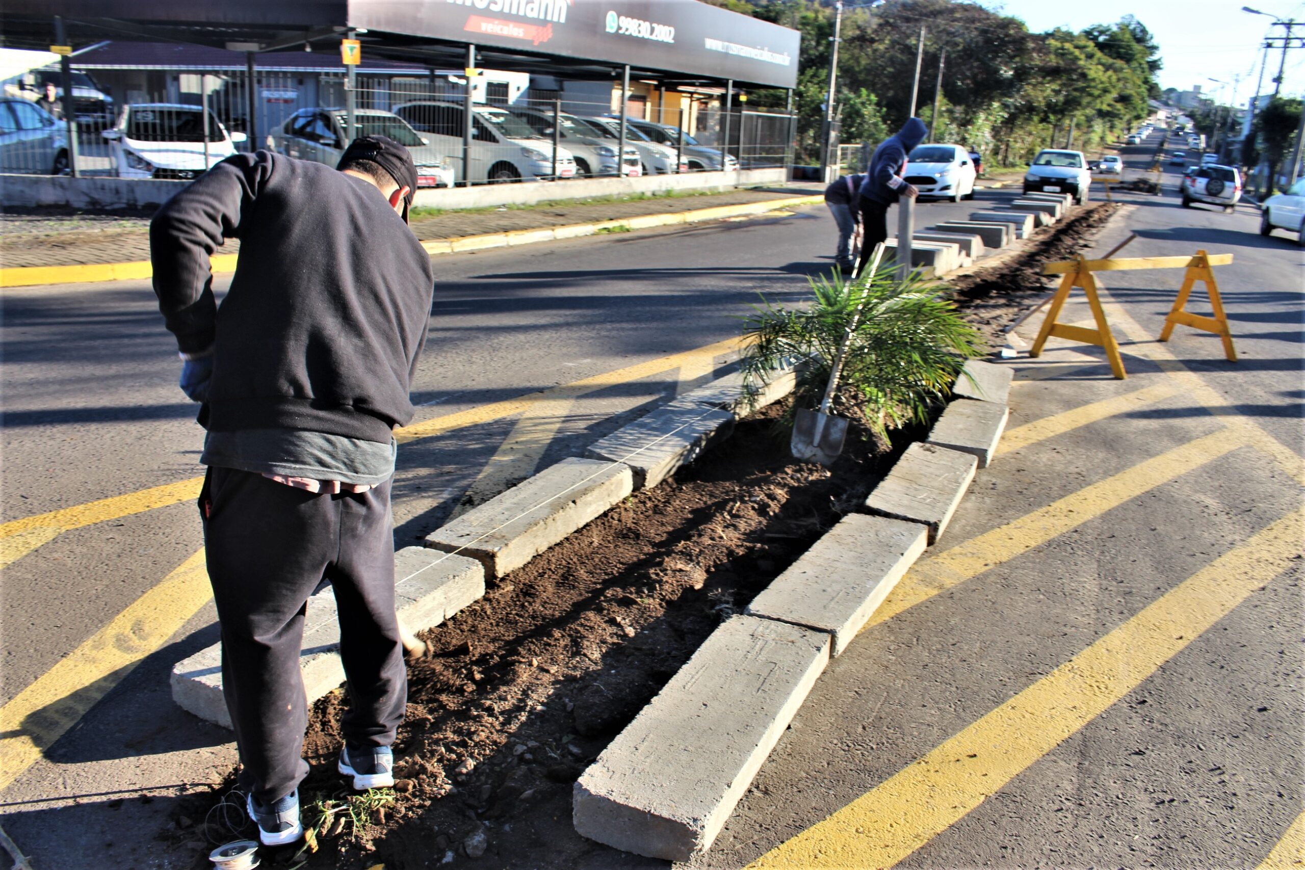 Prefeitura de Parobé dá início à obra de revitalização de uma das ruas de acesso à cidade