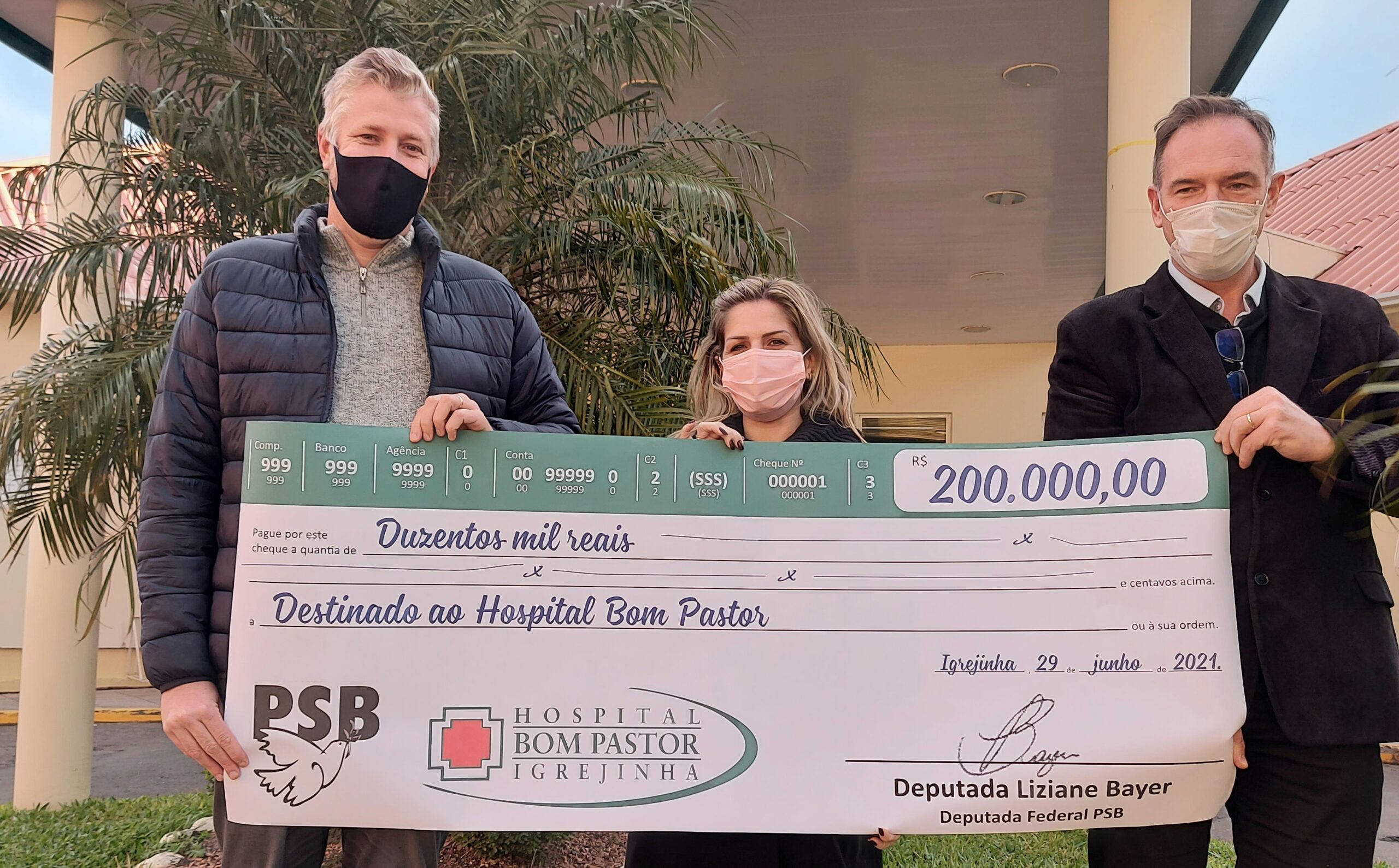 Anunciada emenda parlamentar de R$ 200 mil para o Hospital de Igrejinha