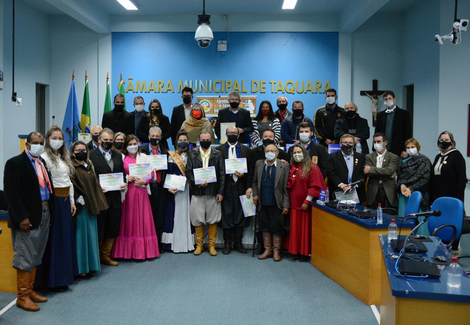 Câmara de Taquara realizou sessão solene em homenagem aos 60 anos da Carta de Princípios do MTG