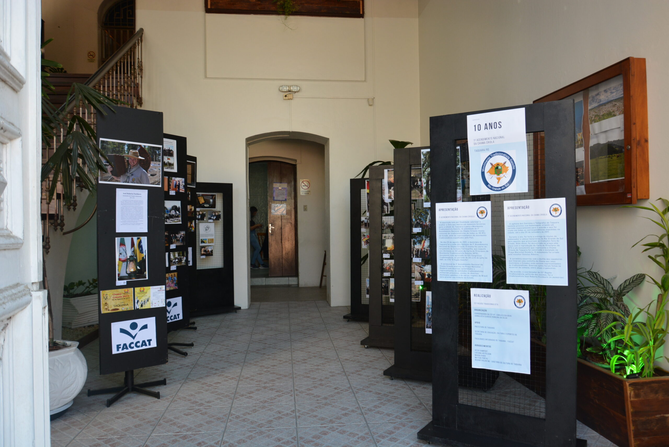 Prefeitura de Taquara recebe exposição tradicionalista