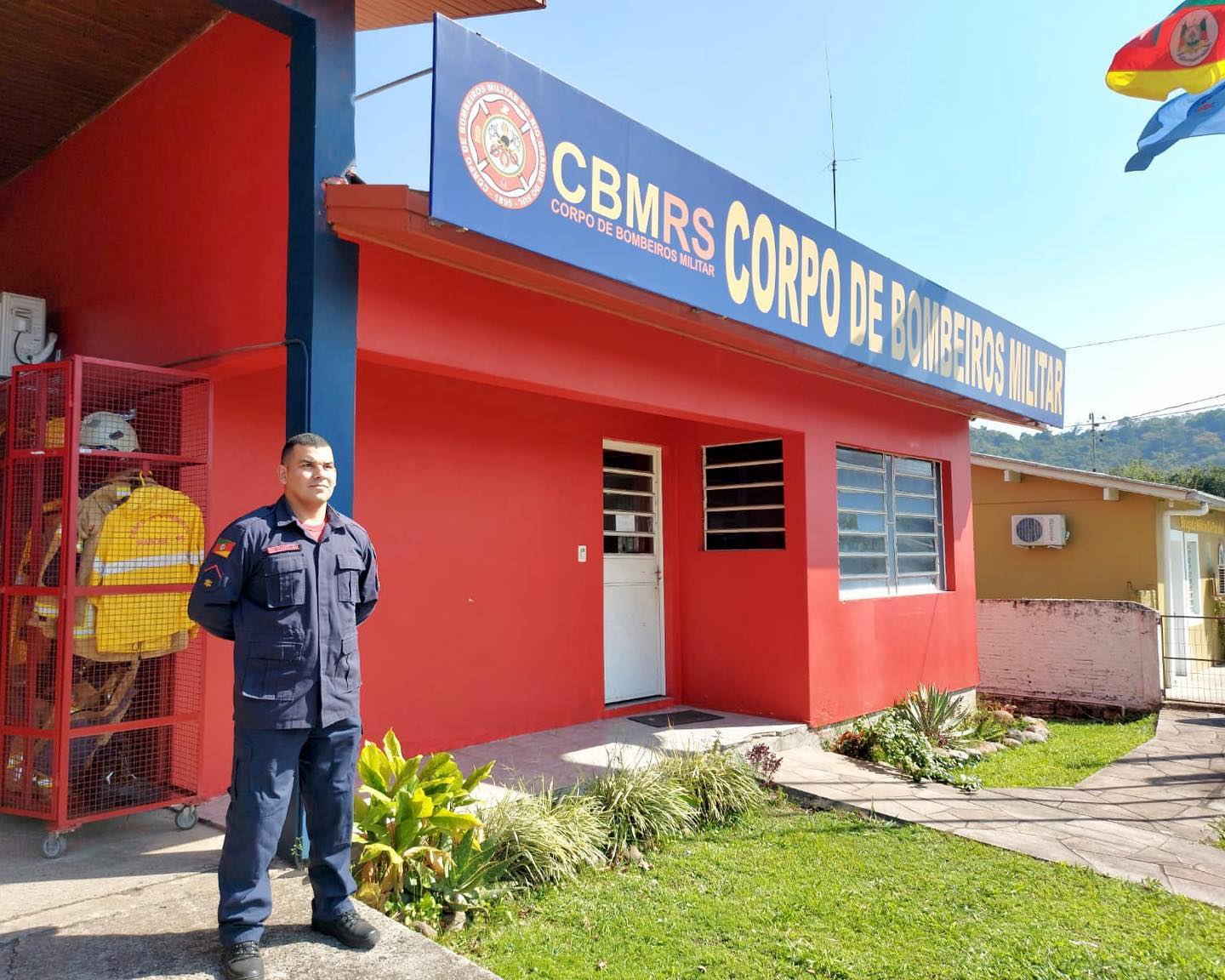 Corpo de Bombeiros de Parobé recebe novo integrante em seu efetivo