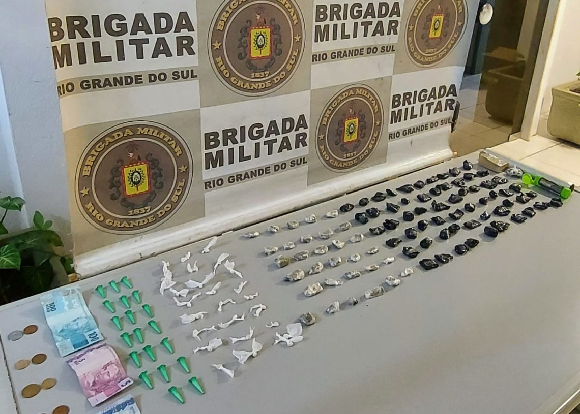 Adolescente infrator é apreendido por tráfico em Parobé