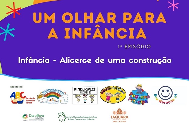 Escolas de educação infantil da região realizarão lives visando promover uma reflexão sobre as mudanças do setor