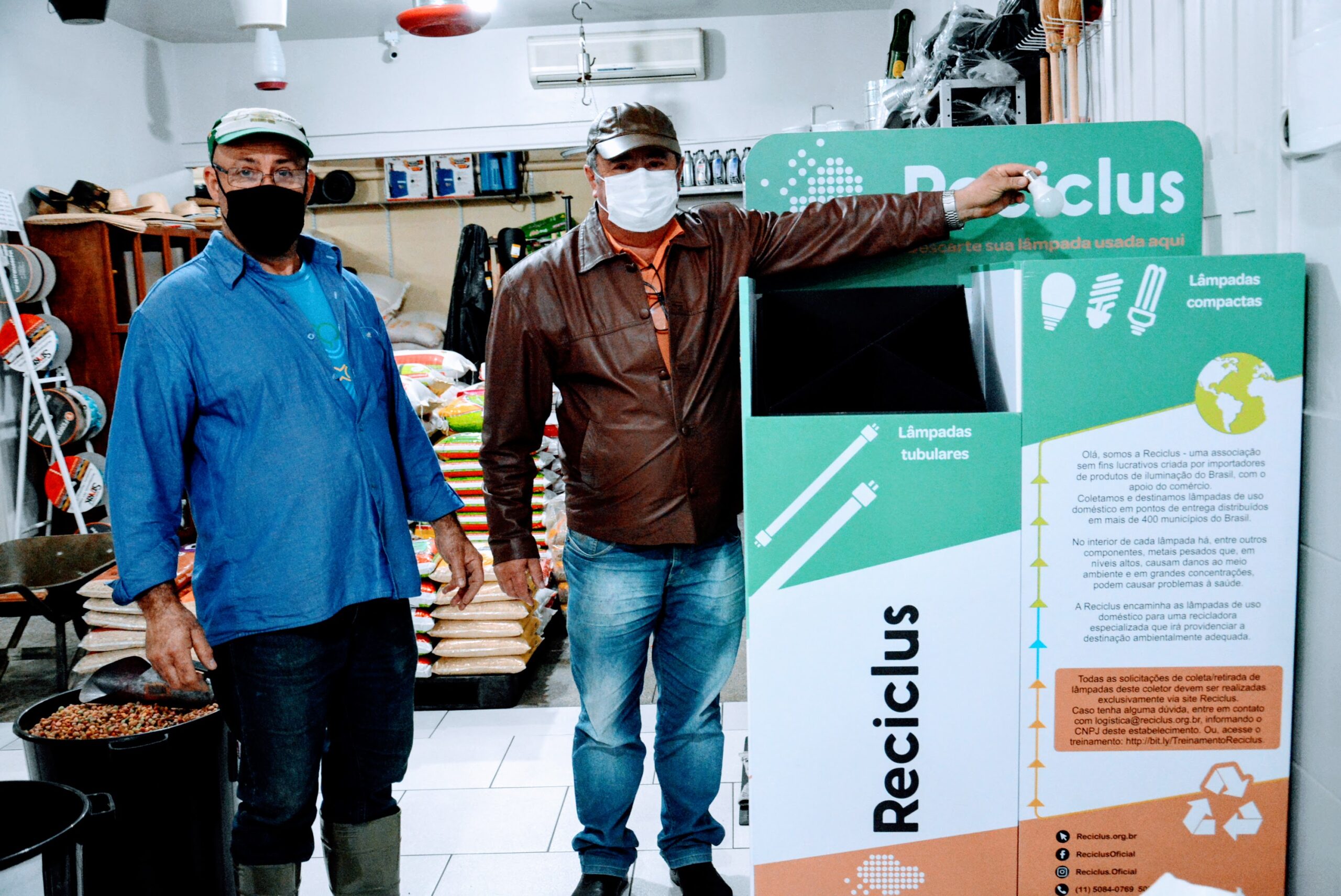 Prefeitura de Taquara inicia ação de arrecadação de lâmpadas usadas