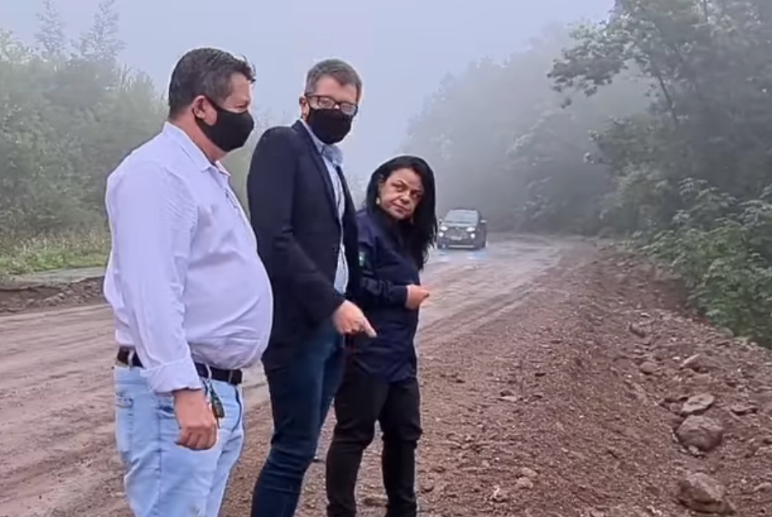 Prefeitura de Igrejinha anuncia obras de contenção para corrigir defeitos geológicos na Estrada da Serra Grande
