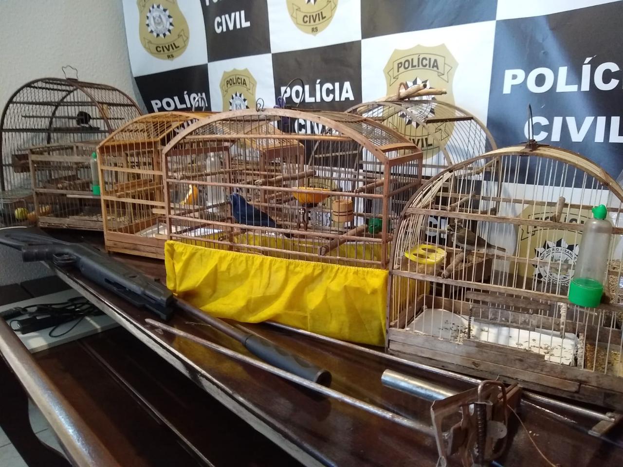 Polícia Civil realiza operação contra a venda de pássaros de forma ilegal em Três Coroas