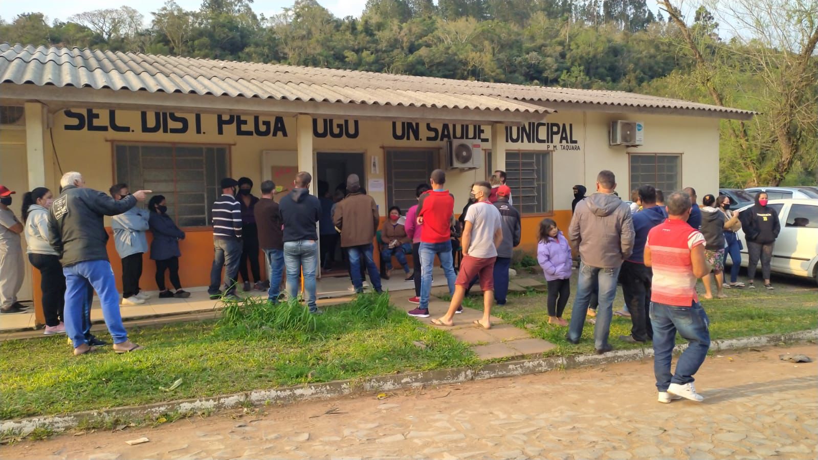 Moradores do interior de Taquara com 18 anos ou mais terão vacinação contra Covid-19 neste sábado (28)